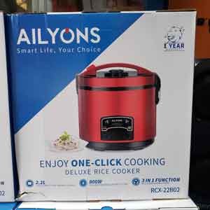 Ailyons Automatic 3 in 1 Rice Cooker 2.2L
