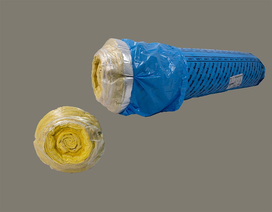 Alaf Glasswool Insulation FSK Facing 16kg/M3 Yellow