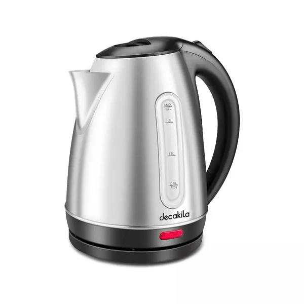 Decakila Kettle 1.7L Electric Jug 2200W Stainless Steel Boil Dry Protection With Working Light Body With Filter Design KEKT004W