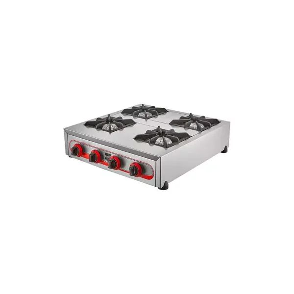 Remta Gas Cooktop Hob with 4 Burner, Gas Safety System, Stainless Steel Body, CE Certified CEJ28