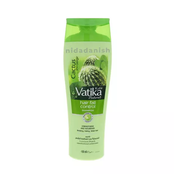 Vatika Shampoo Hair Fall Control, Enriched with Cactus and Georgia, for Weak Hair 400ml
