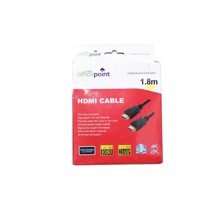 Office Point HDMI Cable 1.8M HC-1.8M