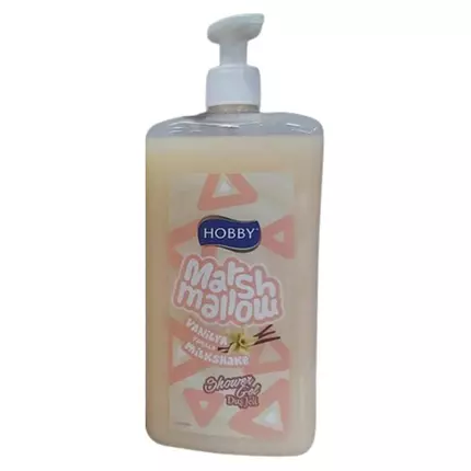 Hobby Body Wash 1L Marshmallow Vanilla Pack of 2