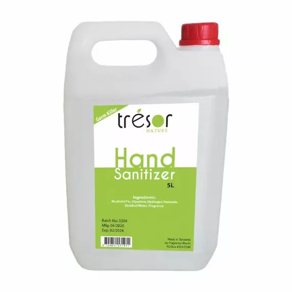 Tresor Nature Hand Sanitizer Liquid 5L