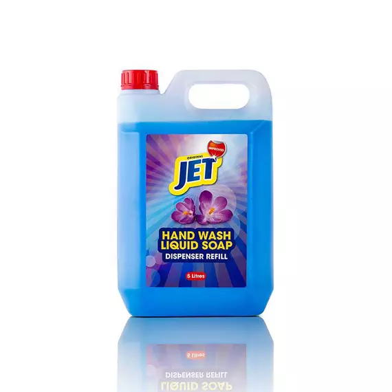 Jet Handwash Liquid Soap Floral Blue 5L (Pack of 4Pcs)