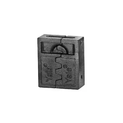 Yale Pad Lock Hasp For 63mm Black