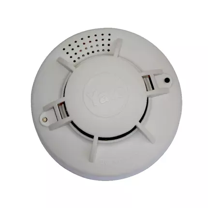 Yale Smoke Detector Photoelectric Sensing Technology White