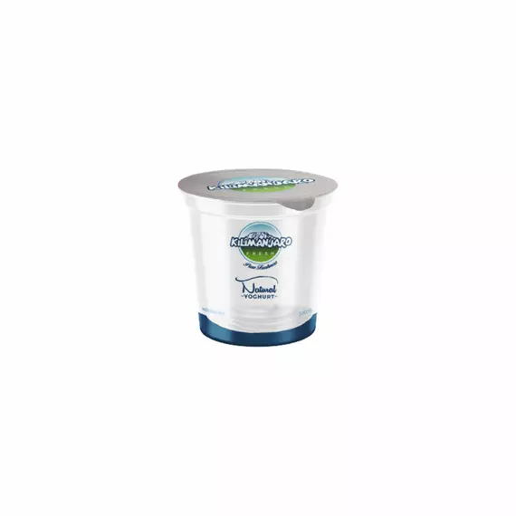 Kilimanjaro Fresh Natural Yogurt Cups 100ml (Pack of 12Pcs) Price Per Tray (E-EX)