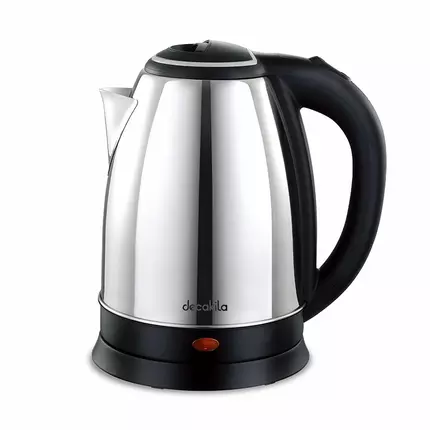 Decakila Kettle 1.8L Electric Jug 1500W 201 Stainless Steel Boil Dry Protection Cord-Storage & Anti-Slip Feet Design KEKT031M