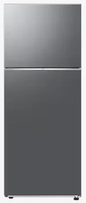Samsung Refrigerator 415L Double Door, No Frost, Multi Flow Cooling, Deodorizer, Twist Ice Maker, Tempered Glass, Smart Things, Wi-Fi Silver RT42CG6621S9UT