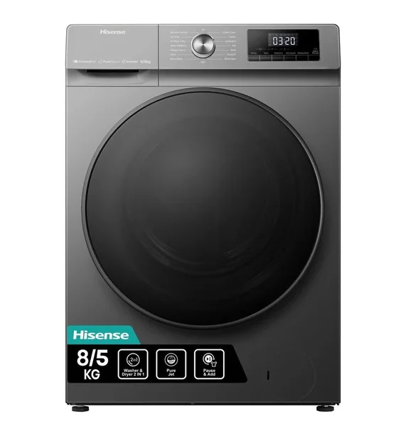 Hisense 8kg Wash 5KG Dry Front Load Inverter Jet Washing Machine WD3Q8043BT