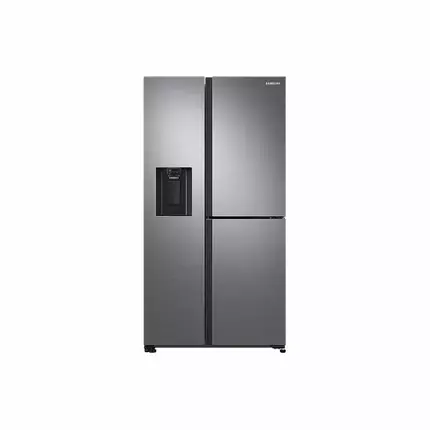 Samsung Refrigerator 602L with Sleek & Seamless Design, Side By Side, Digital Inverter, SpaceMax, FlexZone, Metal Cooling, Slim Indoor IceMaker, Silver RS65R5691M9