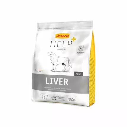 Josera Help Liver Dog dry 900g Support cronic liver failure for adult dogs (Pack of 5) (E-EX)