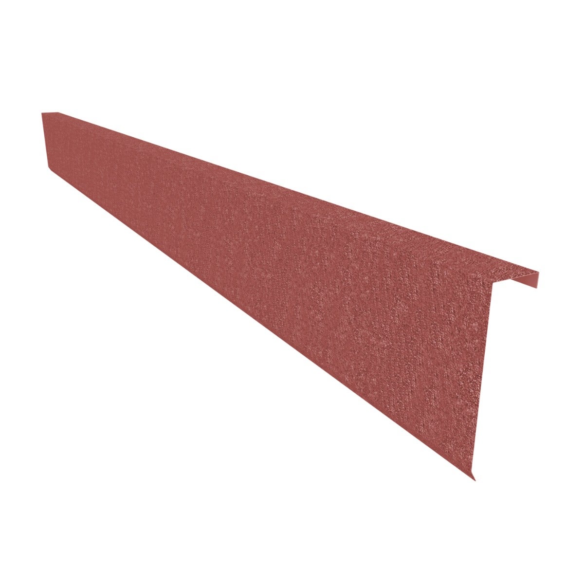 Alaf Barge Board Flashing for Stone-coated Roofing Tiles - Brick Red