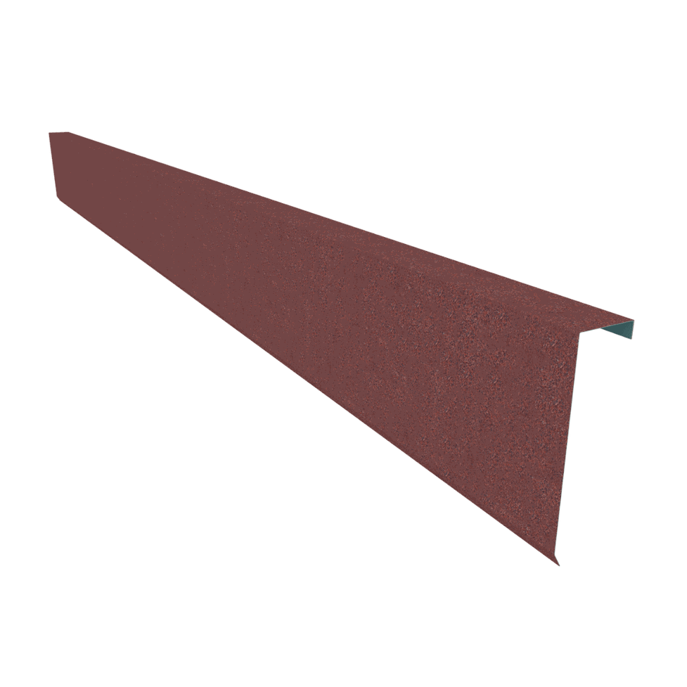 Alaf Barge Board Flashing for Stone-coated Roofing Tiles - Teak