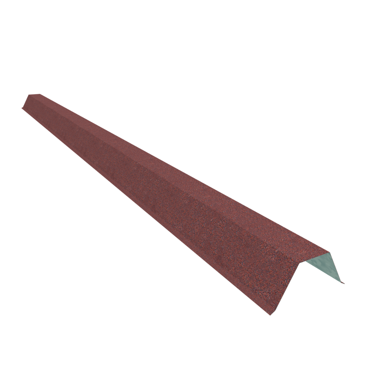 Alaf Ridge Flashing for Lifestile Stone-coated Roofing Tiles Brick Red