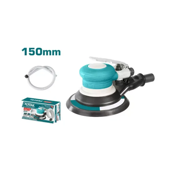 Total Air Sander 6" 150mm with Europe, USA, Nitto & Italy Type Connector TAT91512