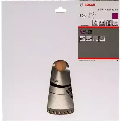 Bosch Multi Material Circular Saw Blade 254 x 30 x 25mm 64T 2608642201