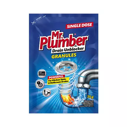 Shield-Home Mr Plumber Drain Unblocker - Granules 75g SH1247