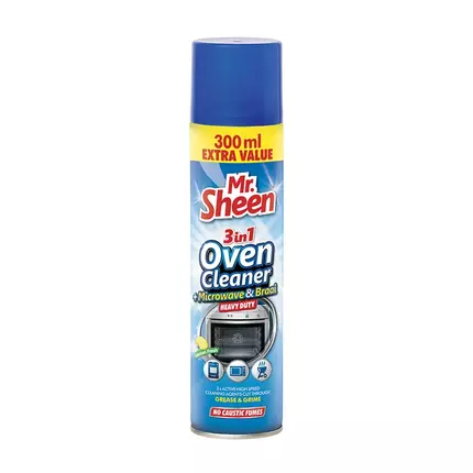 Shield Mr Sheen Heavy Duty Oven Cleaner - Fast & Effective Grease and Grime Remover for Ovens, Grills, and Kitchen Surfaces, 300ml, Powerful Cleaning Formula for Stubborn Buildup, Sh627