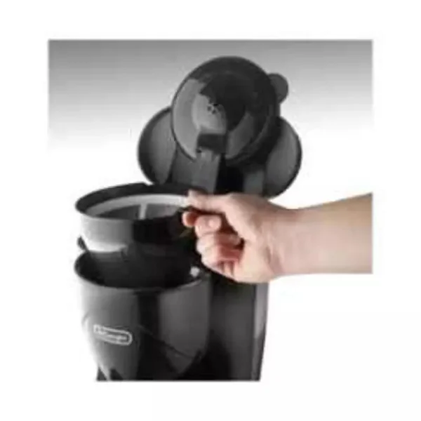 De'Longhi Drip Coffee Maker 1.7L 1000W Black Filter Coffee Machine 10 Cups Plastic Body ICM2.1B
