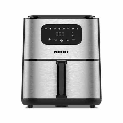 Nikai Air Fryer 4.2L Multifunctional Low Oil Fryer 1520W Non Stick Coating Pan with Dishwasher Safe, Overheat Protection Temperature Control, Timer, Automatic Shut-Off NAF388D3