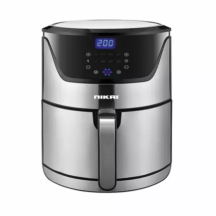 Nikai Air Fryer 6L Multifunctional Low Oil Fryer 1800W Auto Cut Off, Non-Stick Coating Pan, 60 min. timer, Detachable Frying Basket - NAF688DS
