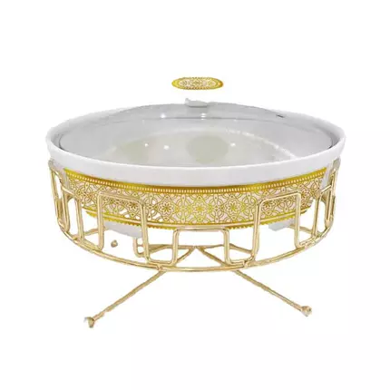 Nadstar1 Chafing Dish for Buffet Stoves Made of Ceramic Soup Pot Porcelain Food Serving 236-61