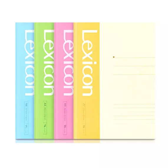 Deli A4 Hard Cover Notebook 96 Sheets 3281