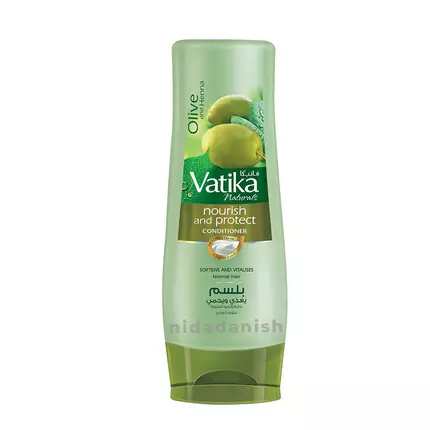 Vatika Conditioner Nourishing Protect, Enriched With Olive & Henna, Prevents Hair Loss, For Normal Hair 400ml (Pack of 3)