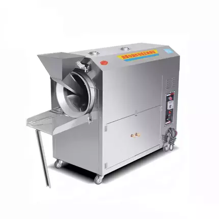 Generic Commercial Electric Nut Roasting Machine Silver