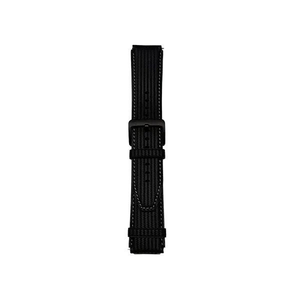 oraimo Watch Strap 34 Cow Leather Carbon Fiber Pattern Watch Strap