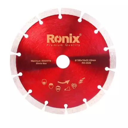Ronix Angle grinder, Tile cutters Granite Cutting Disc 180x22.2x10 mm RH-3526
