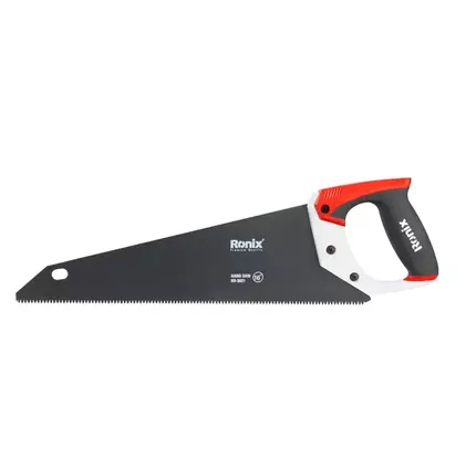 RONIX Hand Saws | Sharp Tooth Technology, Ergonomic TPR Handle, Induction-Hardened Teeth | Ideal for Wood & Plastic Cutting | Rust-Resistant Coating | Professional-Grade Durability & Precision 16" RH-