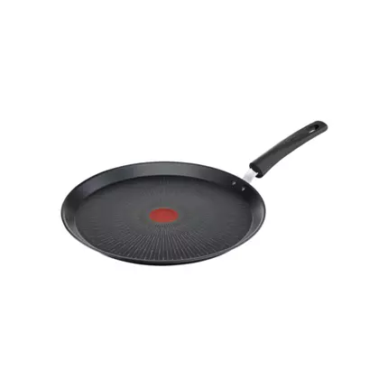 Tefal Unlimited Pancake Pan 25cm All Hobs Titanium Non Stick Anti Scratch Safe Non Stick G6 Unlimited Round Saucepan With Pouring Edge Pan Cast Aluminum G2553802