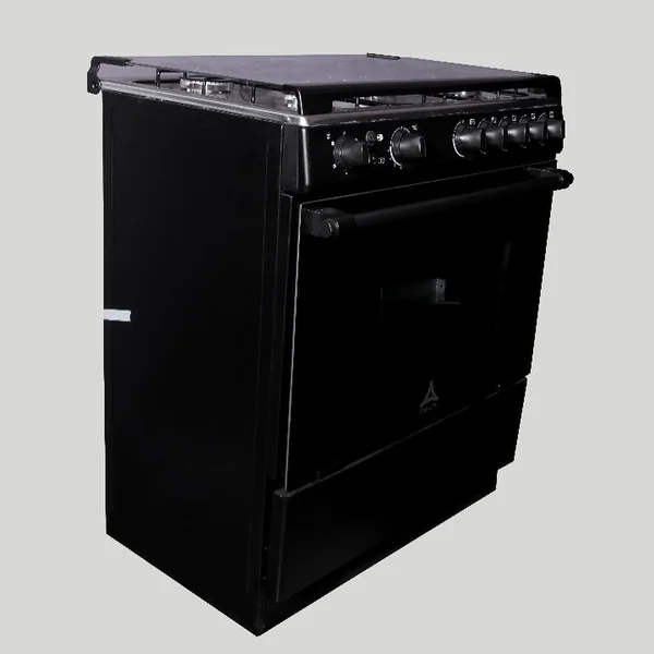 Delta Cooker 5 Plates Full Gas 80 X 55cm, Gas Grill & Gas Oven Black, DGC50B