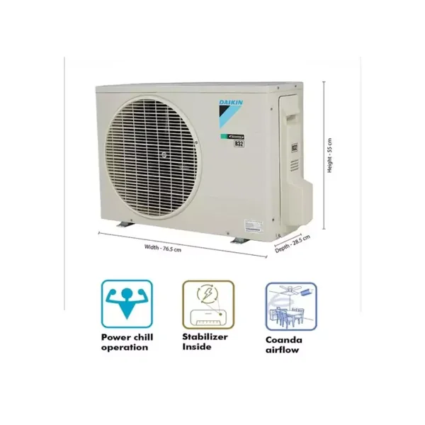 Daikin Ceiling Cassette Air Conditioner 36000BTU Inverter with Drain Pump Mechanism, R32 FCVFQ100AV16/RZVFQ100AV16