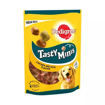 Pedigree Tasty Bites Chewy Cubes With Chicken 130g Pack of 8 CF88B