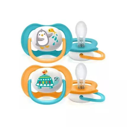 Philips Avent Soother Ultra Air Animals for Boy 6-18m 2's 080/07
