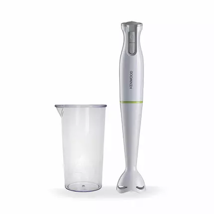 Kenwood Hand Blender 600W Stick Blender with Graduated Beaker, Turbo Function, Removable Wand for Easy Cleaning HBP02.001WH