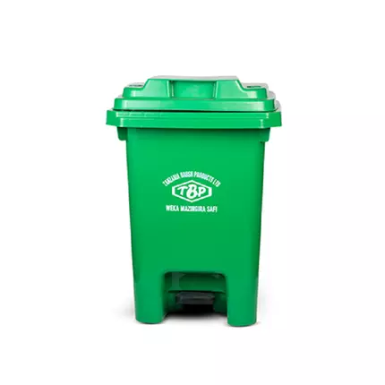 TBP Dustbin 60L with Pedal without Wheels TBP-60U-B/G/G