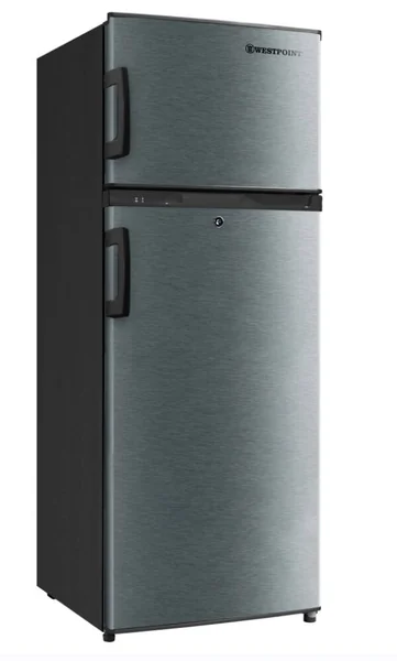 Westpoint 2-Door Defrost Refrigerator with Top Freezer 198L Dark Grey: WRMN-2223