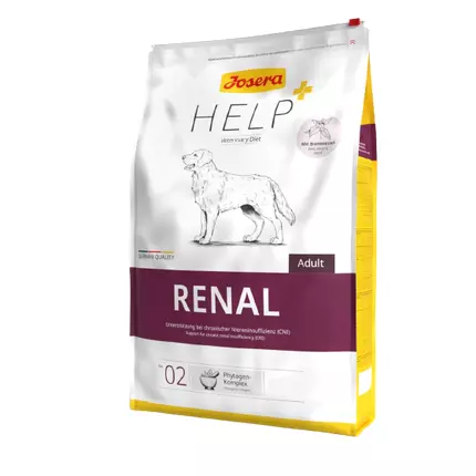 Josera Help Renal Dog dry 900g Support for chronic kidney disease (Pack of 5) (CKD) (E-EX)