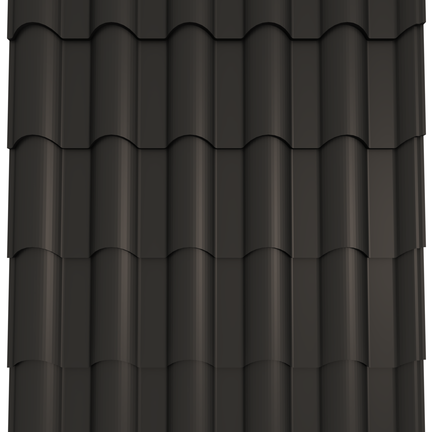 Alaf Romantile 28G Roofing Sheet Charcoal Grey Gloss
