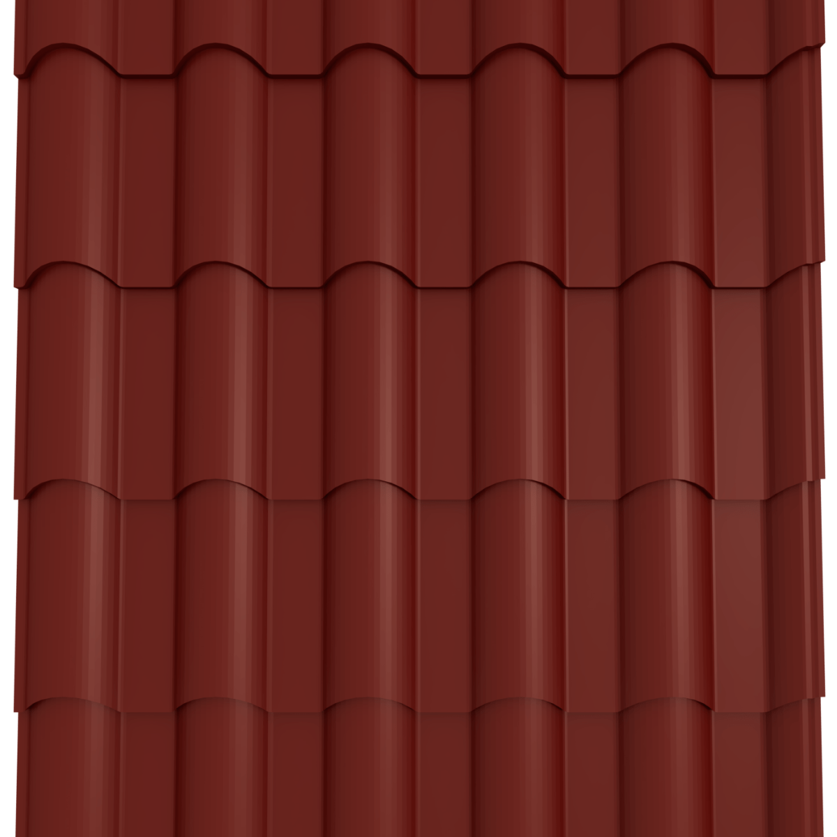 Alaf Romantile 28G Roofing Sheet Maroon Gloss