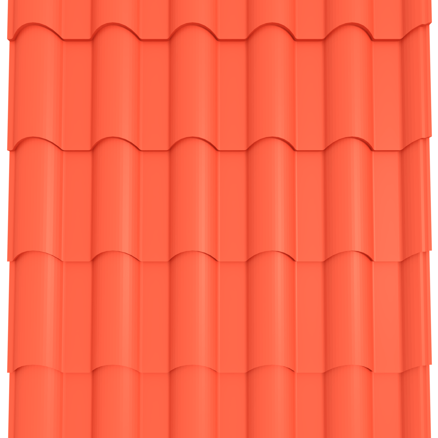 Alaf Romantile 28G Roofing Sheet Tile Red Gloss