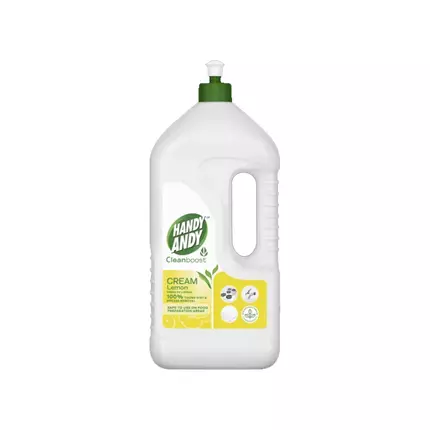 Handy Andy Lemon Multipurpose Cleaning Cream, 100% Natural Cleaning Particles, Removes 100% of Stubborn Dirt and Grease 8 x 1.5L 5pcs UHAC07