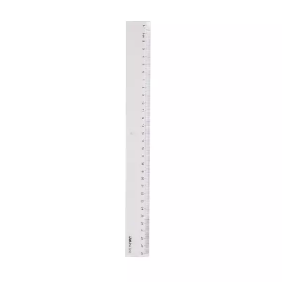 Deli Ruler Clear 30cm E6230