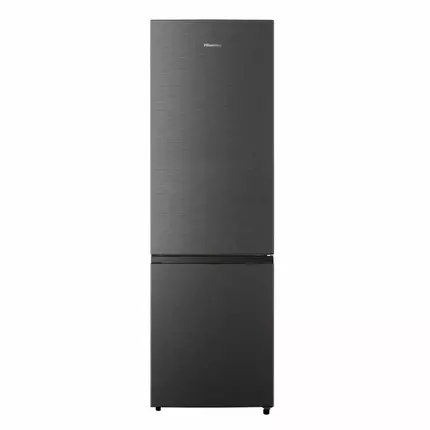 Hisense Refrigerator 264L Bottom Freezer, Double Doors, Titanium Silver H350BTS