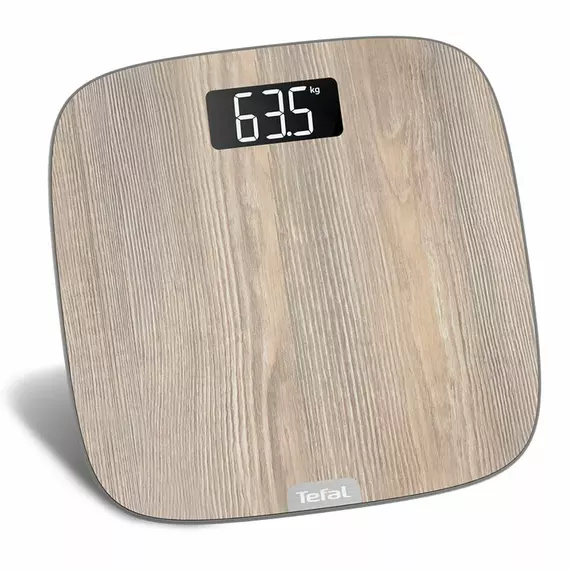 Tefal Bathroom Scale Digital 160KG Max Automatic ON KG & LB Slim Design 24mm Body Scale Smart Scale PP1600V0